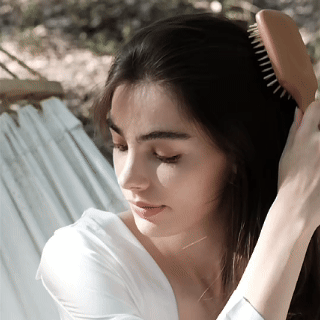 FSC Beech Wooden Hair Comb | Anti-Static Paddle Brush