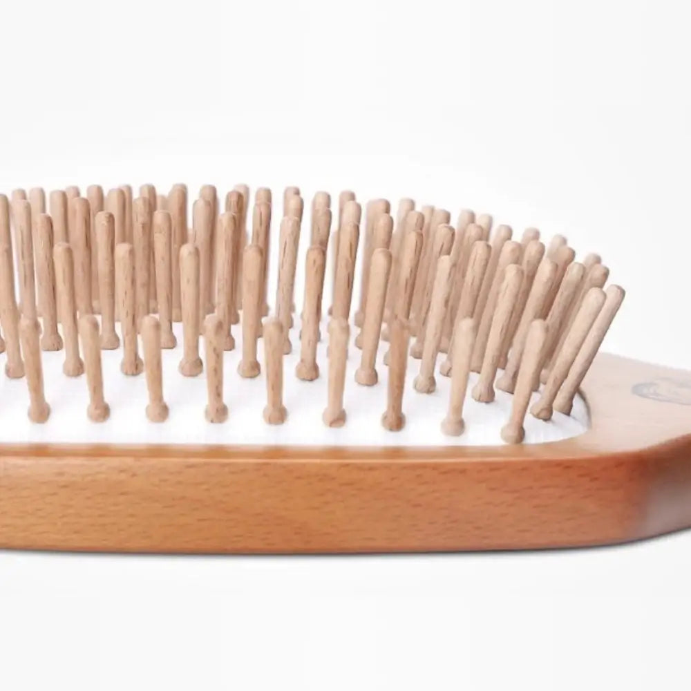 FSC Beech Wooden Hair Comb | Anti-Static Paddle Brush