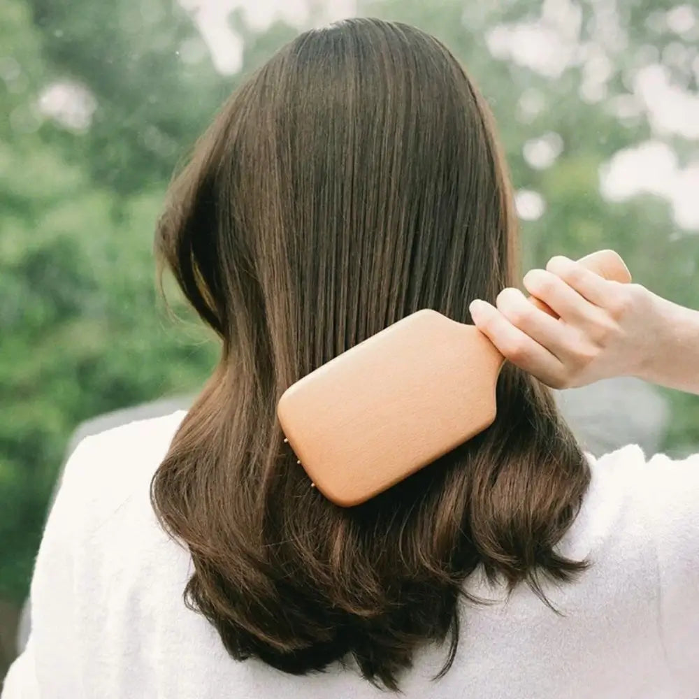 FSC Beech Wooden Hair Comb | Anti-Static Paddle Brush