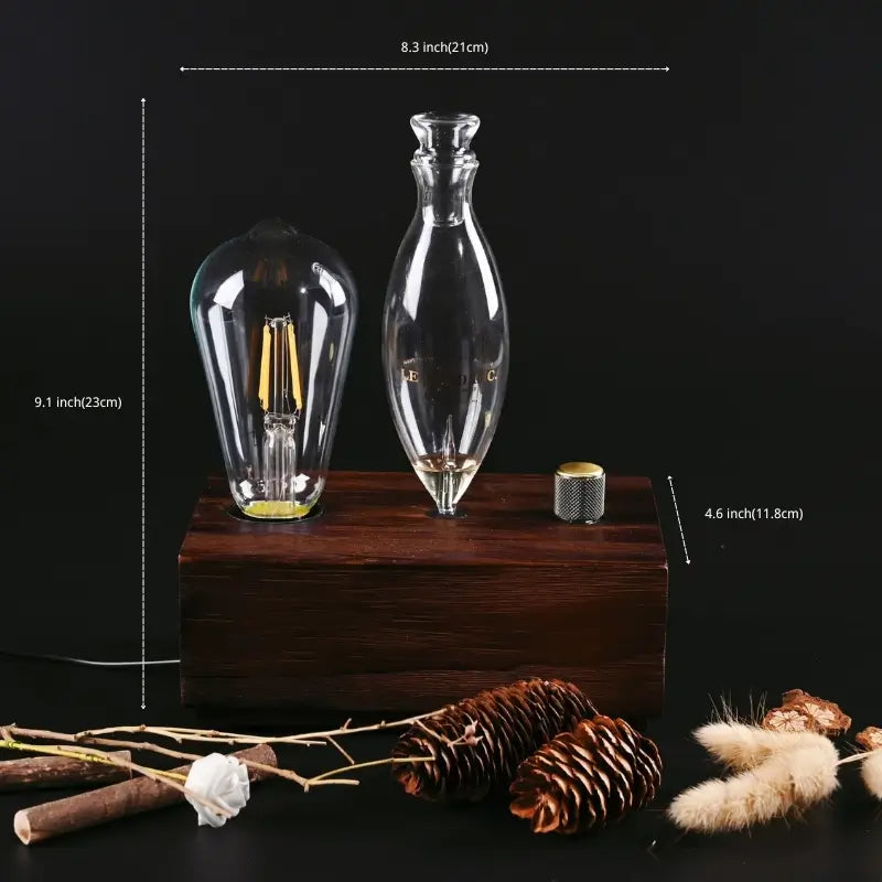 Classical Retro Aroma Diffuser with Lamp Product Dimension