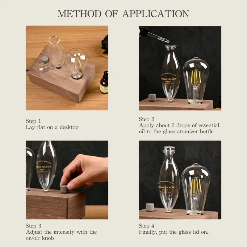 How to Use Classical Retro Aroma Diffuser with Lamp
