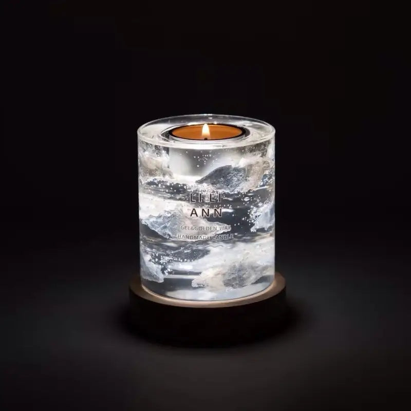 Seasonal Natural Scented Candle with Ambient Lamp