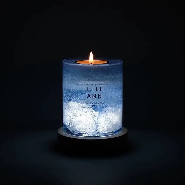 Seasonal Natural Scented Candle with Ambient Lamp